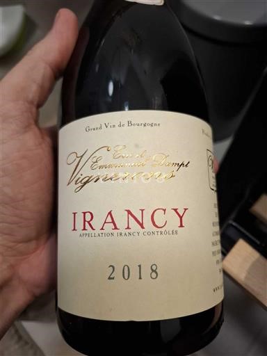Burgundy Irancy Vignerons d'Irancy Émmanuel Dampt 2018