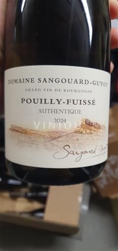 Borgoña Pouilly-fuissé Domaine Sangouard-Guyot Authentique 2024
