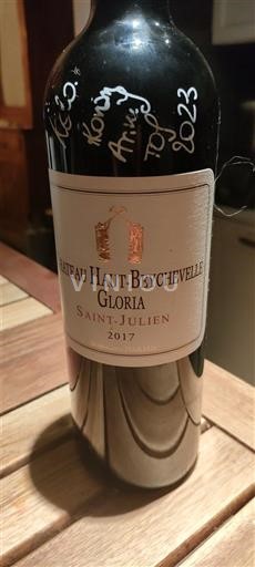 Burdeos Saint-Julien Château Haut-Beychevelle Gloria 2017