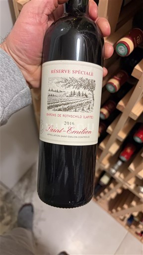 Bordeaux Saint-Émilion Barons de Rothschild Lafite Réserve Spéciale 2016