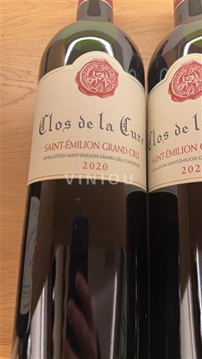 Burdeos Saint-Émilion Gran Cru Grand Cru Clos de la Cure 2020