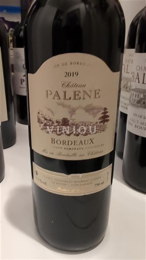 Bordeaux Château Palene 2019