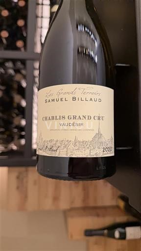 Burgundsko Chablis Grand Cru Samuel Billaud Vaudésir 2020