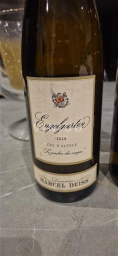 Alsacia Marcel Deiss Engelgarten 2019