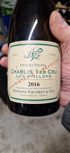 Borgoña No especificado Premier Cru Domaine Vocoret & Fils Vieilles Vignes Les Vaillons 2016