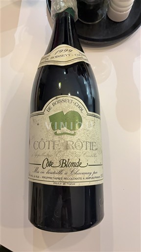 Vallée du Rhône Côte-rôtie De Boisseyt-Chol Côte Blonde 1999
