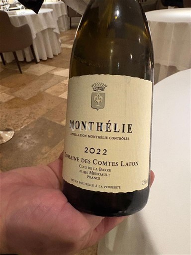Burgundija Monthélie Domaine S Comtes Lafon 2022