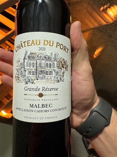 Jugozahod Cahors Château Port Grande Réserve 2020