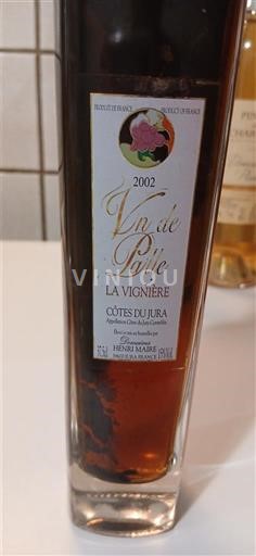 Jura No se traduce. Henri Maire La Vignière 2002