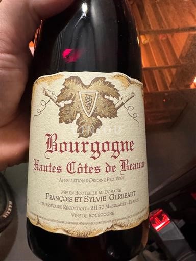 Bourgogne Ikke specificeret Domaine François et Sylvie Gerbeau Ikke årgangsbestemt