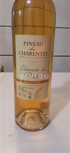 Poitou-Charentes Pineau des Charentes Domaine S Plantes Sélection Neleten.