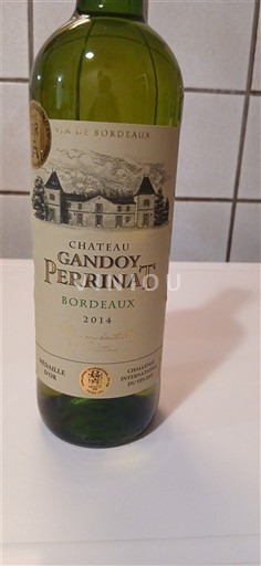 Bordeaux Château Gandoy Perrinat 2014