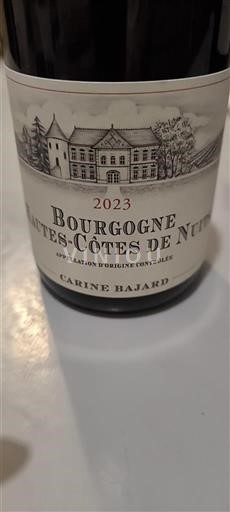 Burgundy Hautes Côtes de Nuits Carine Bajard 2023