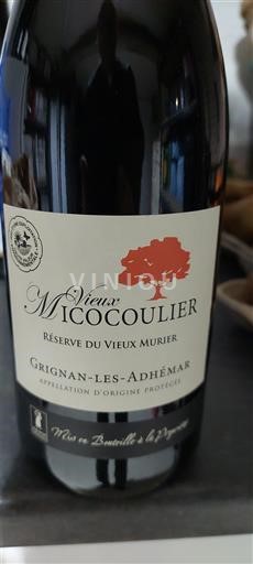 Valea Ronului Grignan-les-Adhémar Vieux Micocoulier Réserve du Vieux Murier Nemilésimat