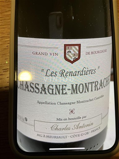 Burgundy Chassagne-Montrachet Charles Antoine Les Renardières 2023
