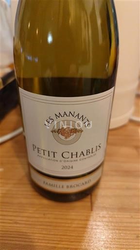 Burgundi Petit-chablis Famille Brocard Les Manants 2024