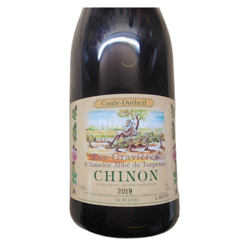 Valle della Loira Chinon Couly-Dutheil Les Gravières d'Amador Abbé de Turpenay 2019