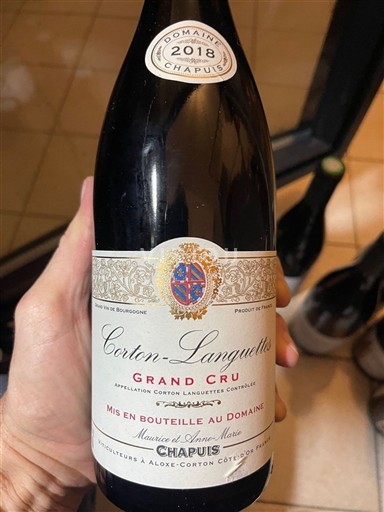 Borgoña Aloxe-Corton Grand Cru Chapuis Corton-Languettes 2018