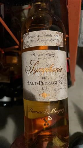 Bordeaux Sauternes Haut-Peyraguey Symphonie 2015