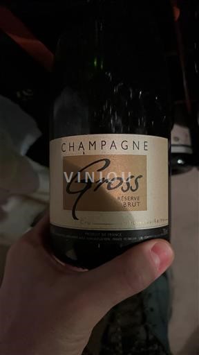Champaña Champán Gross Réserve Brut 2023
