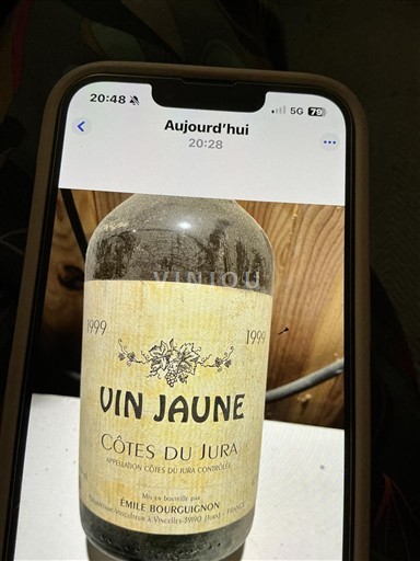 Jura Côtes-du-Jura Emile Bourguignon 1999