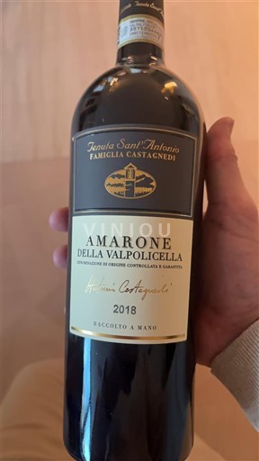 Vénétie Amarone della Valpolicella Tenuta Sant'Antonio Antonio Castagnedi 2018