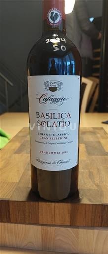 Tuscany Chianti Classico Castagnoli Basilica Solatìo 2016