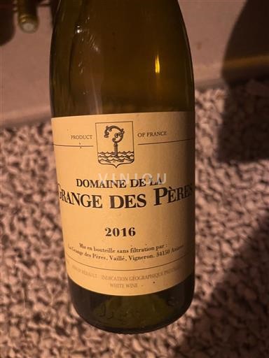Languedoc Määrittelemätön Domaine La Grange des Pères 2016