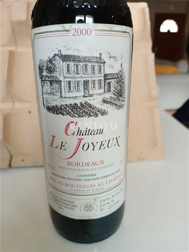 Bordeaux Château Le Joyeux 2000