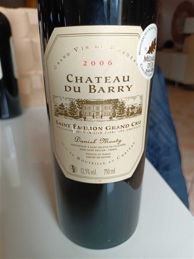 Bordeaux Saint-Émilion Grand Cru Grand Cru Château Barry 2006