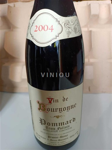 Borgoña Pommard Domaine Pont-Diard Trois Follots 2004