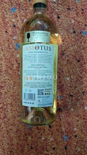 Apúlia Asiotus Vino Enigmatico Não Sazonado