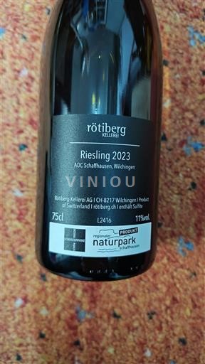 Schaffhouse Rötiberg Kellerei Riesling 2023