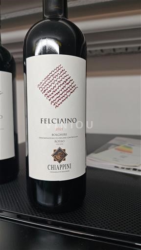 Toskánsko Bolgheri Chiappini Felciaiono 2021