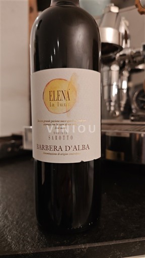 Piémont Barbera d'Alba Elena la luna Sirotto Non Millésimé