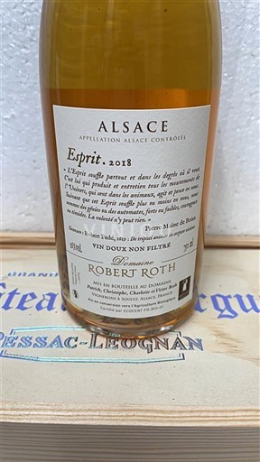 Alsace Domaine Robert Roth Esprit 2018
