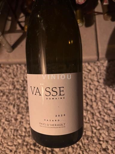Languedoque Não especificado Domaine Vaisse Hasard 2020