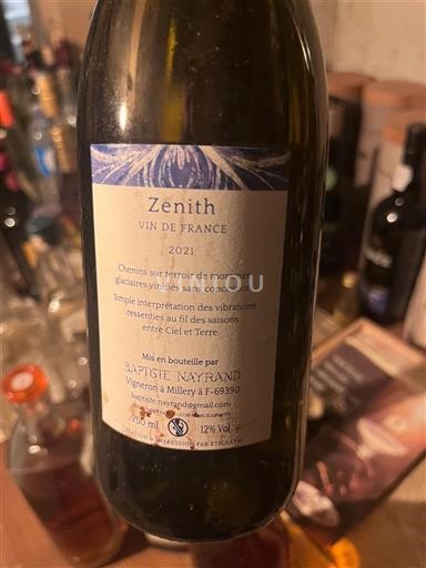 Lyonnais Coteaux-du-Lyonnais Baptiste Nayrand Zenith 2021