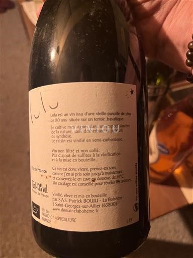 Rhônen laakso Määrittelemätön SAS Patrick Bouju - La Bohème Lulu 2018