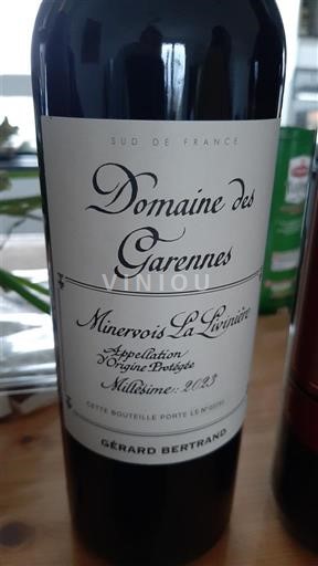Langvedok Minervois-la-Livinière Domaine S Garennes 2023