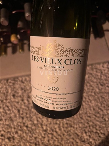 Loire Valley Savennières Château Famille Joly - Château de la Roche aux Moines Les Vieux Clos 2020