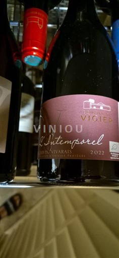Alpes y Países Ródano Coteaux de l'Ardèche Domaine Vigié L’Intemporel 2022