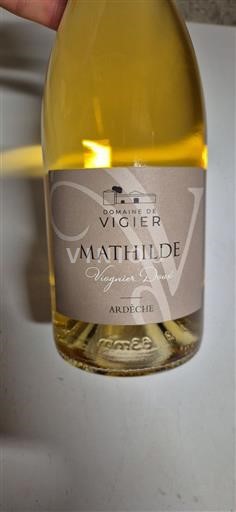 Alpes y Países Ródano Ardèche Domaine Vigier Mathilde Viognier Doux 2024