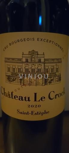 Burdeos Saint-Estèphe Château Le Crock 2020