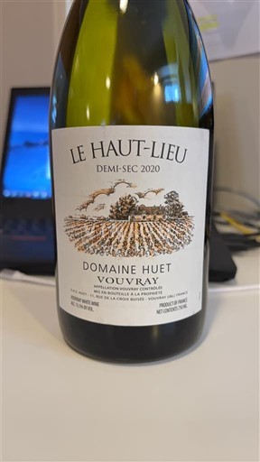 Loiren laakso Vouvray Domaine Huet Le Haut-Lieu 2020