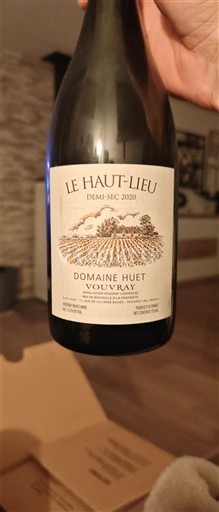 Loiren laakso Vouvray Domaine Huet Le Haut-Lieu 2020