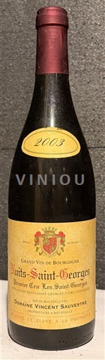 Burgundija Nuits-Saint-Georges Premier Cru Domaine Vincent Sauvestre Les Saint-Georges 2003