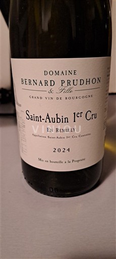 Bourgogne Ospecificerad Premier Cru Domaine Bernard Prudhon & Fils En Remilly 2024