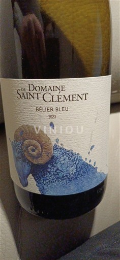 Languedoc-Roussillon Pays d'Oc Domaine Saint Clément Bélier Bleu 2023