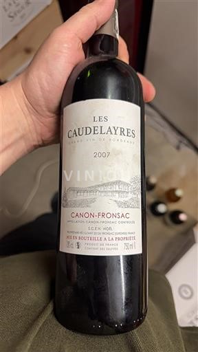 Bordeaux Canon-Fronsac Les Caudelayres 2007